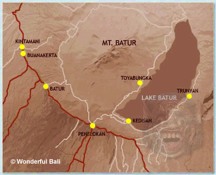 Kintamani Map