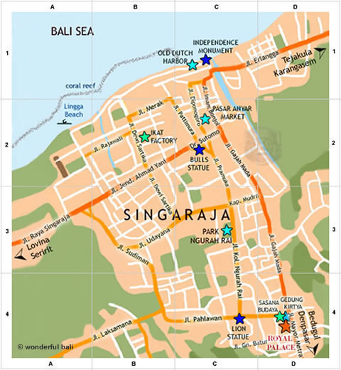 Singaraja Map
